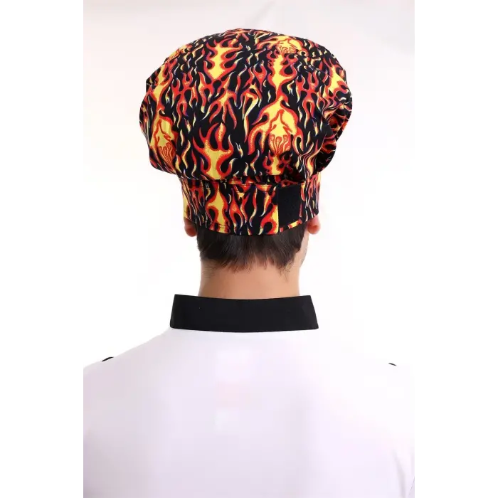 Mantar Kep - 3107 Alev Desenli