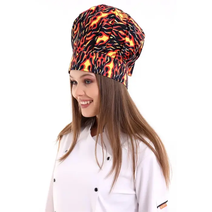 Mantar Kep - 3107 Alev Desenli