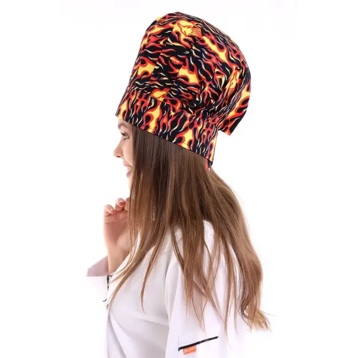 Mantar Kep - 3107 Alev Desenli