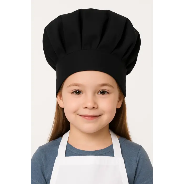 Mantar Kep Çocuk - Siyah