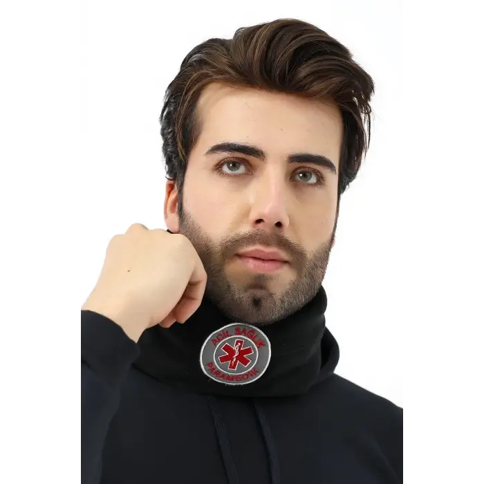 Paramedik Boyunluk Baf - Siyah