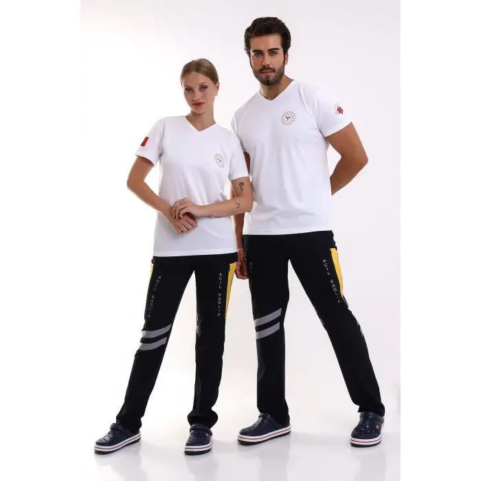 Paramedik Dry Touch Unisex Kısa Kol Tshirt - Beyaz