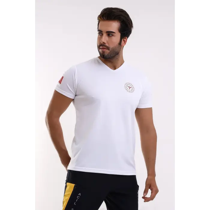 Paramedik Dry Touch Unisex Kısa Kol Tshirt - Beyaz