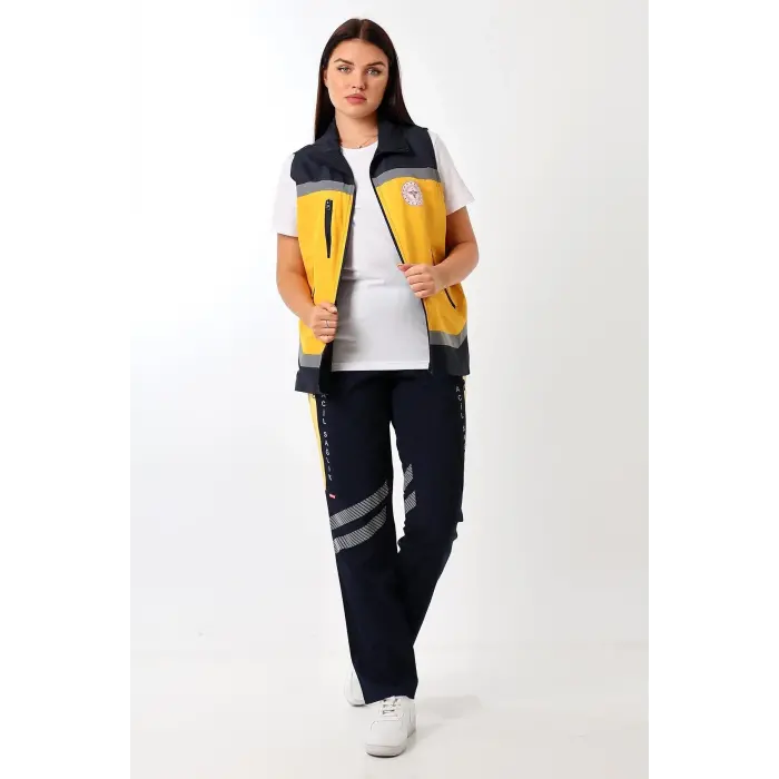 Paramedik Unisex Yazlık Yelek - Sarı