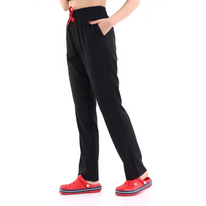 Soft Likralı Pantolon - 6403 Siyah Soft