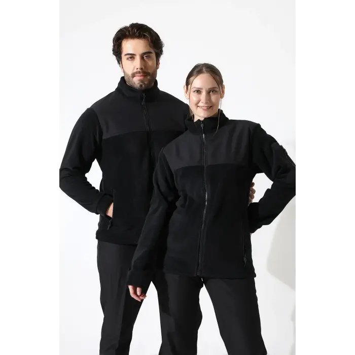 Soft Shell Robalı Unisex Polar Mont - Siyah
