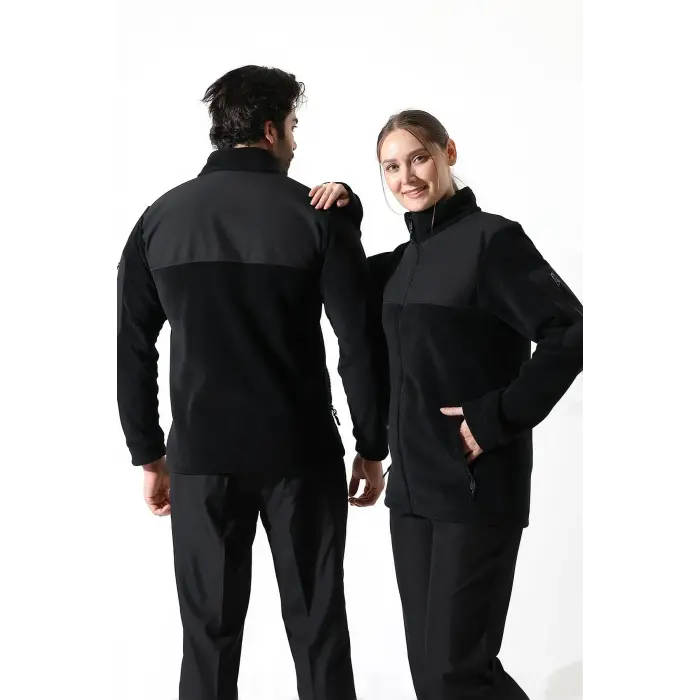 Soft Shell Robalı Unisex Polar Mont - Siyah