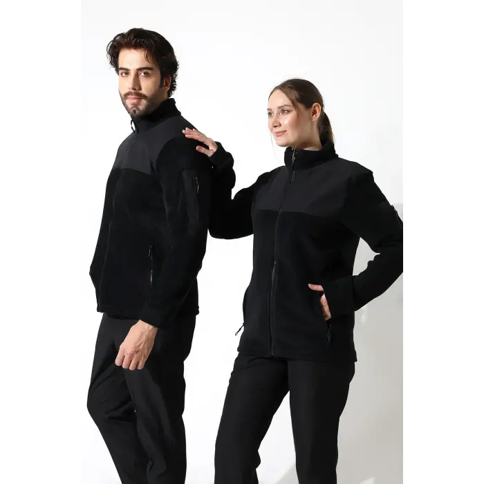 Soft Shell Robalı Unisex Polar Mont - Siyah