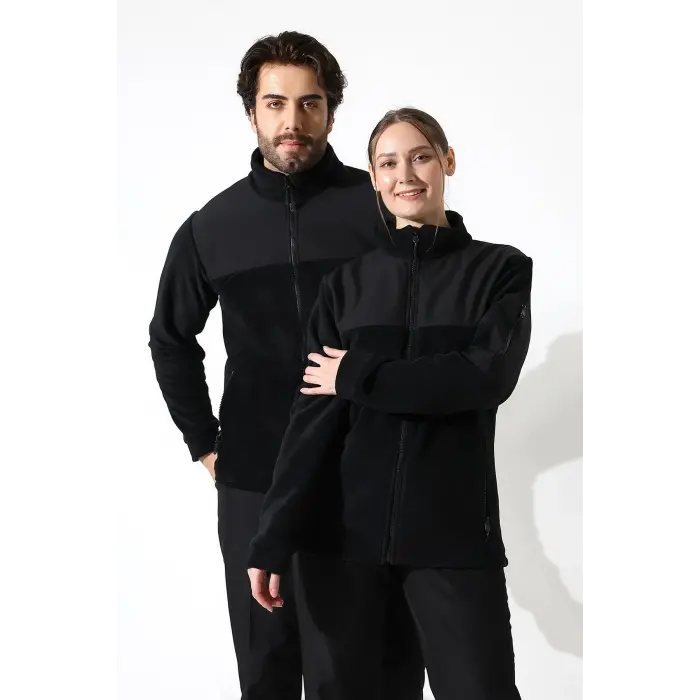 Soft Shell Robalı Unisex Polar Mont - Siyah