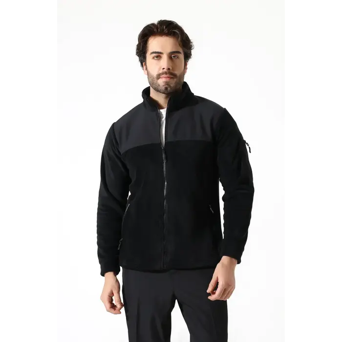 Soft Shell Robalı Unisex Polar Mont - Siyah