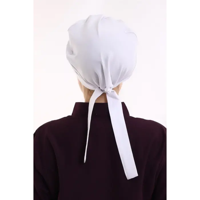 Tesettür Bone - 101 Beyaz