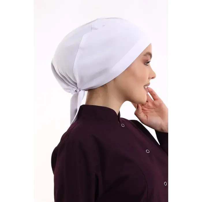 Tesettür Bone - 101 Beyaz