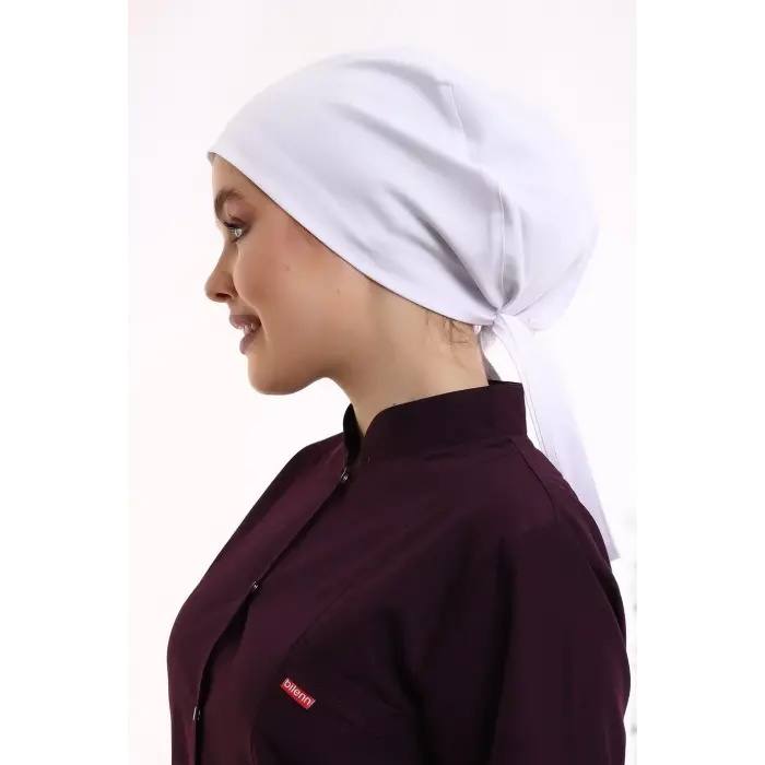 Tesettür Bone - 101 Beyaz