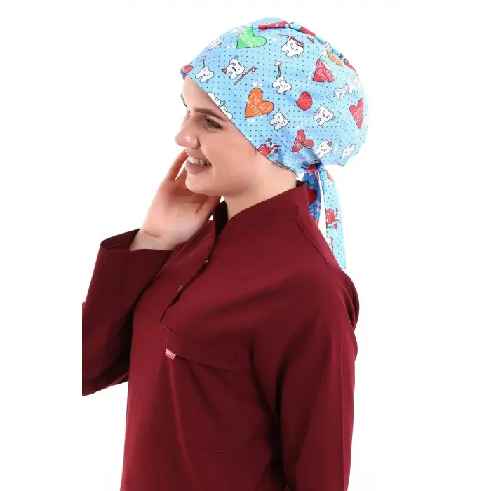 Tesettür Bone - 2113 Turkuaz Diş