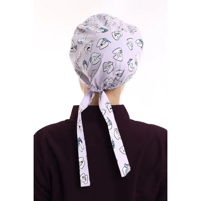 Tesettür Bone - 4104 Lila Diş