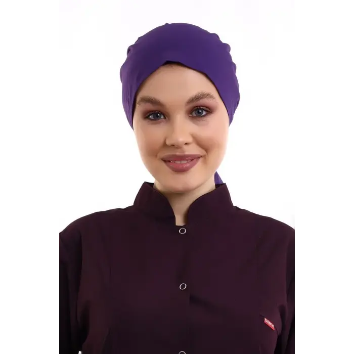 Tesettür Bone - 4807 Koyu Mor