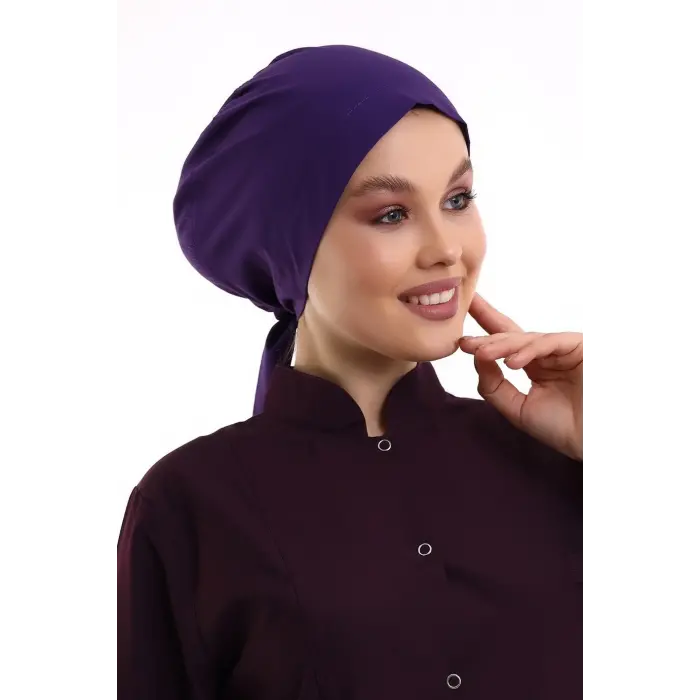 Tesettür Bone - 4807 Koyu Mor