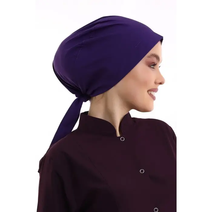 Tesettür Bone - 4807 Koyu Mor