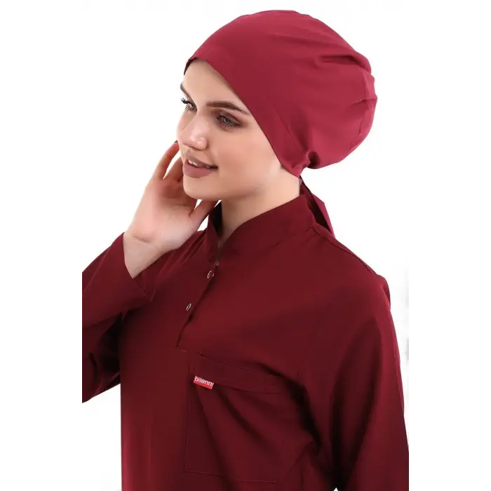 Tesettür Bone - 4809 Bordo