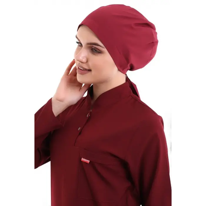 Tesettür Bone - 4809 Bordo