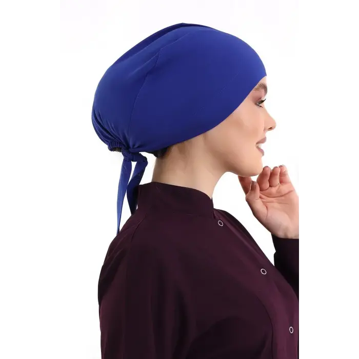 Tesettür Bone - 4816 Saks Mavisi