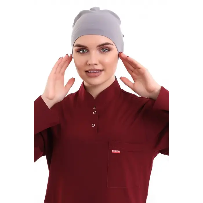 Tesettür Bone - 4818 Gri