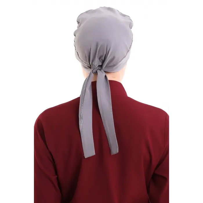 Tesettür Bone - 4818 Gri