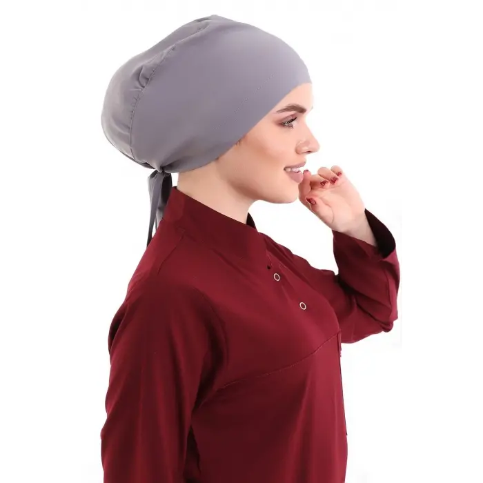 Tesettür Bone - 4818 Gri