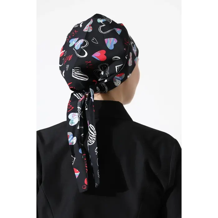 Tesettür Bone - 5003 Siyah Love