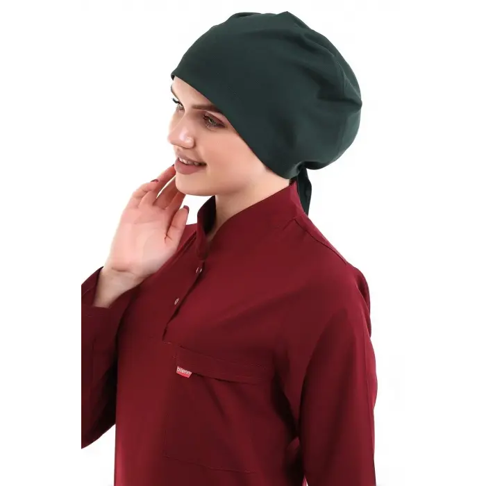 Tesettür Bone - 6429 Ördek Başı Yeşili