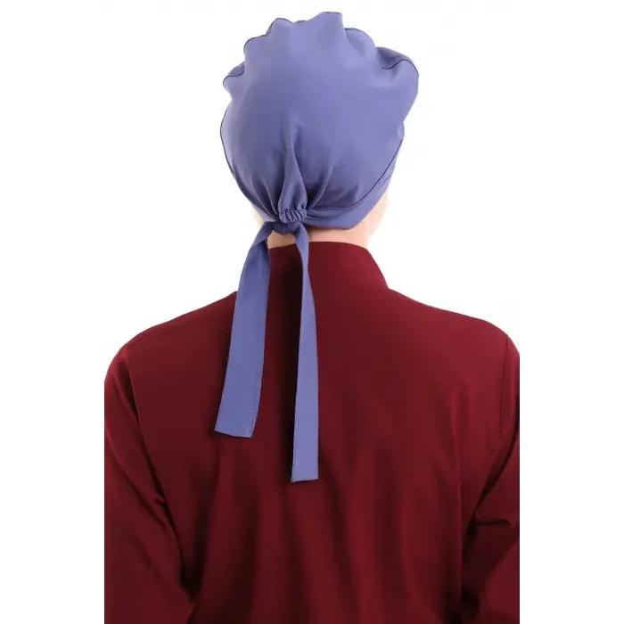 Tesettür Bone - 6432 İndigo Mavi