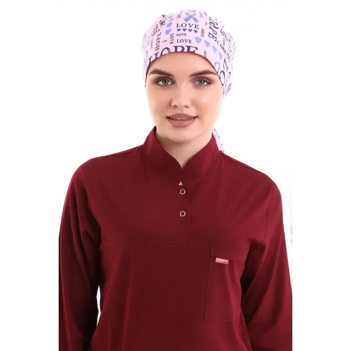 Tesettür Bone - 9003 Love Pembe