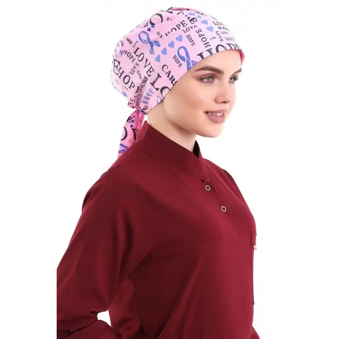 Tesettür Bone - 9003 Love Pembe