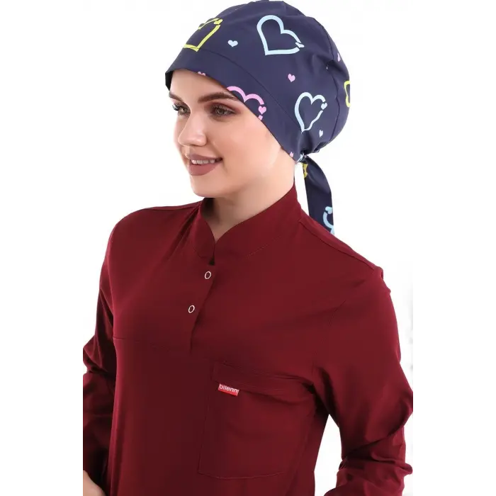 Tesettür Bone - 9008 Laci Kalpli