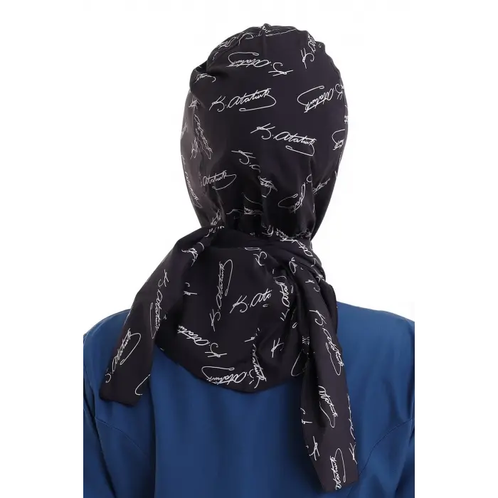 Tesettür Boyun Bağlamalı Bone - 1904 K.atatürk