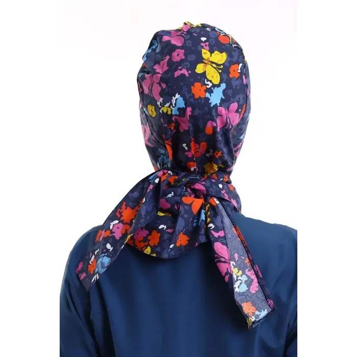 Tesettür Boyun Bağlamalı Bone - 3912 Kelebek