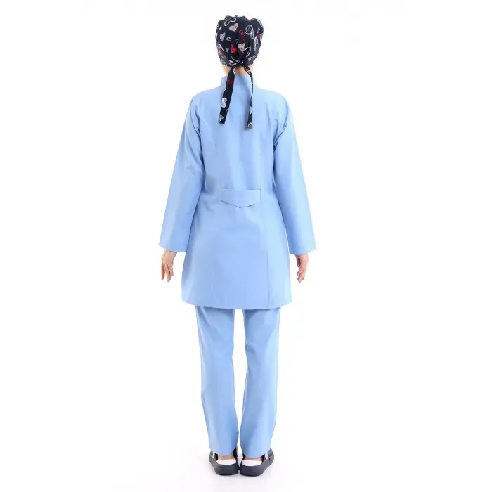 Tesettür Forma Takımı Full Çıtçıt - 31 Açık Mavi