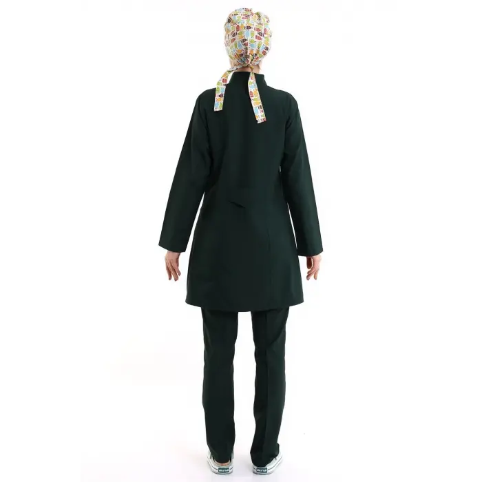 Tesettür Forma Takımı Full Çıtçıt - 5518 Bahar Ördek Başı Yeşili
