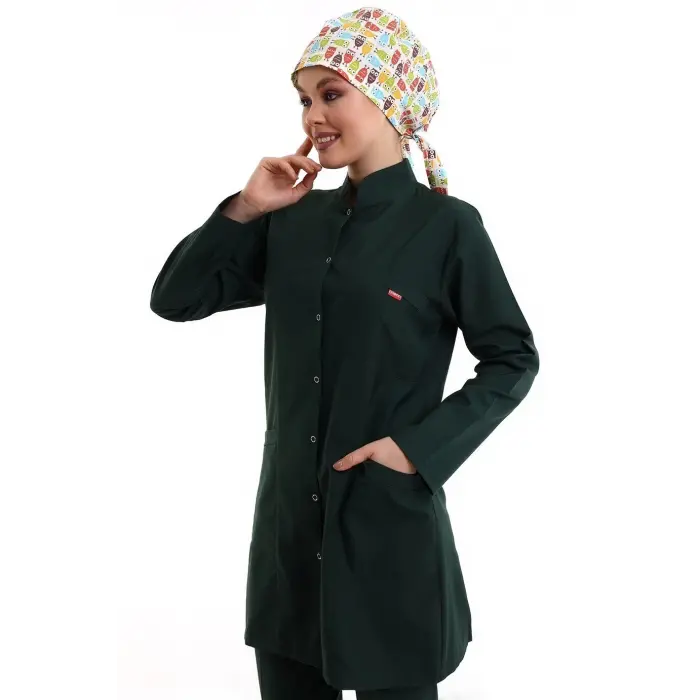 Tesettür Forma Takımı Full Çıtçıt - 5518 Bahar Ördek Başı Yeşili