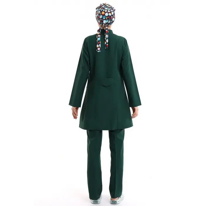 Tesettür Forma Takımı Full Çıtçıt - 58 Yeşil