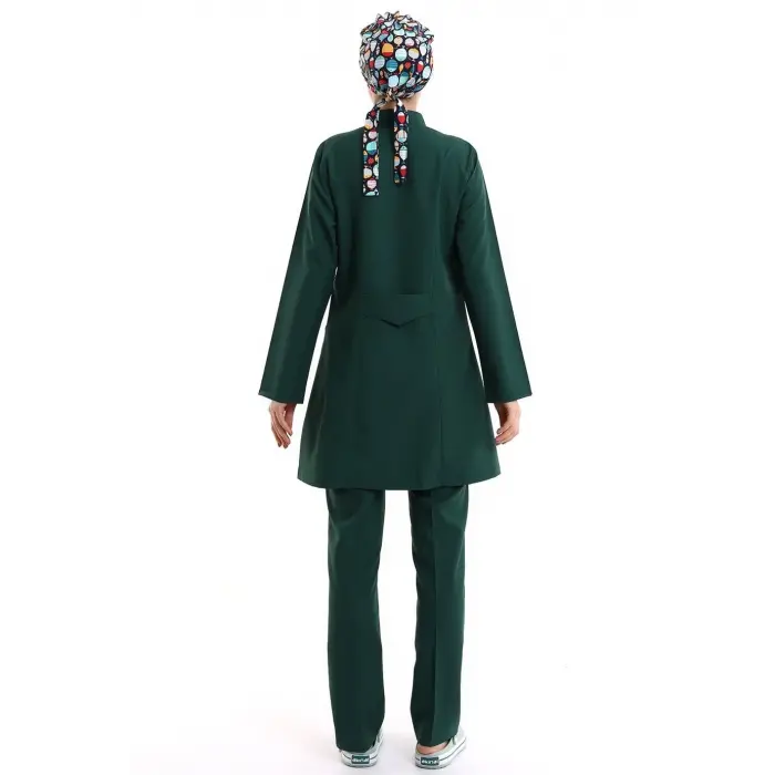 Tesettür Forma Takımı Full Çıtçıt - 58 Yeşil