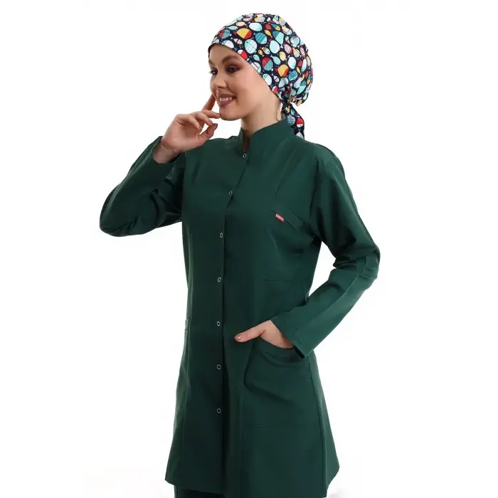 Tesettür Forma Takımı Full Çıtçıt - 58 Yeşil