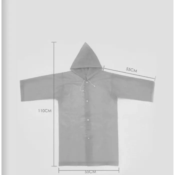 Yağmurluk Unisex Çocuk - Sarı