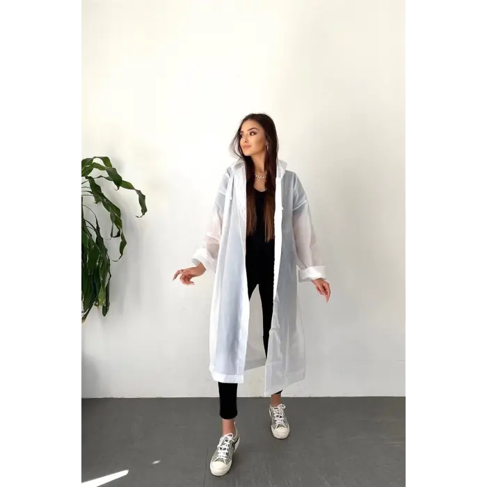 Yağmurluk Unisex Mrc 881 - Beyaz