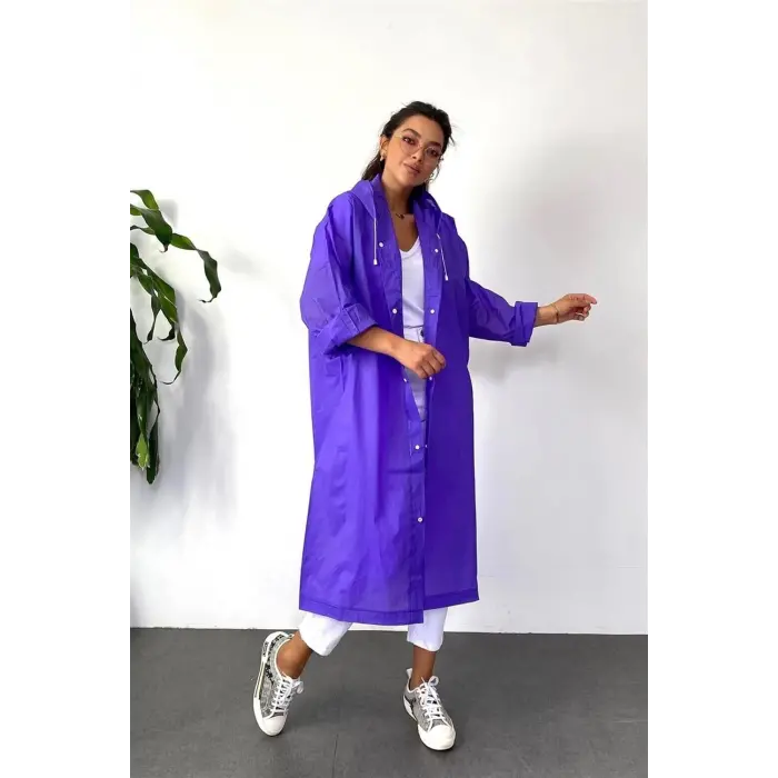 Yağmurluk Unisex Mrc 881 - Mor