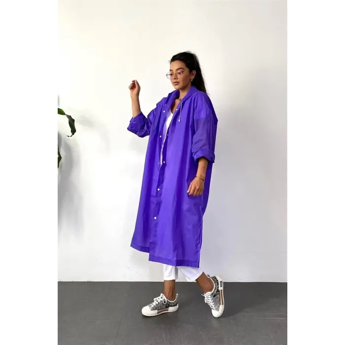Yağmurluk Unisex Mrc 881 - Mor