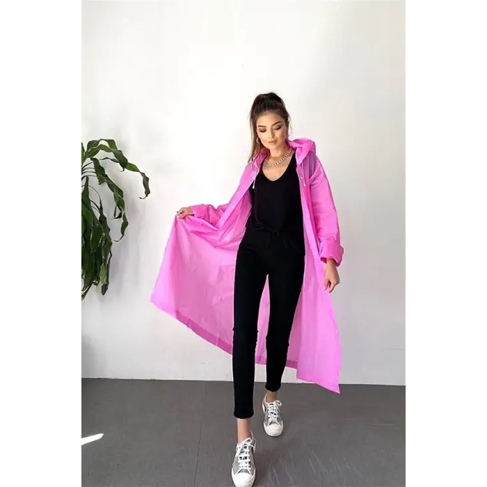 Yağmurluk Unisex Mrc 881 - Pembe