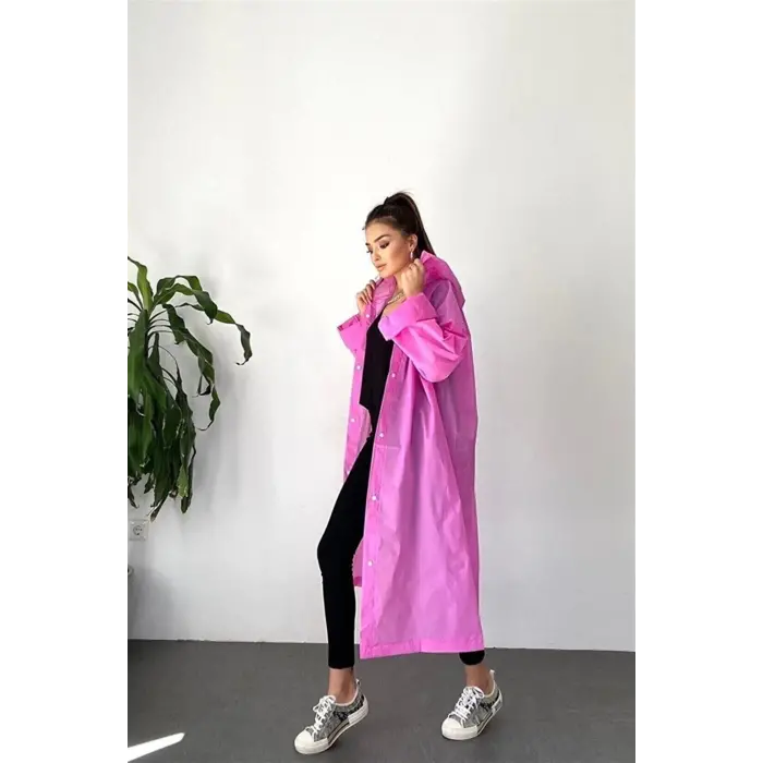 Yağmurluk Unisex Mrc 881 - Pembe