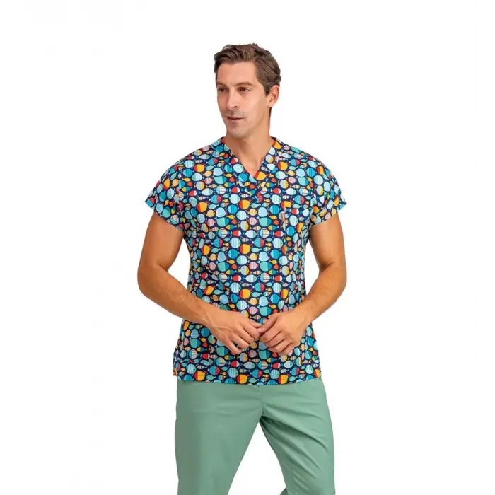 Yarasa Kol Desenli Tek Üst - 5001 Balık