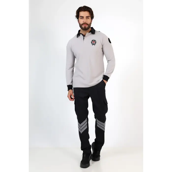 Yeni Tip Güvenlik Uzun Kol Penye Tişört